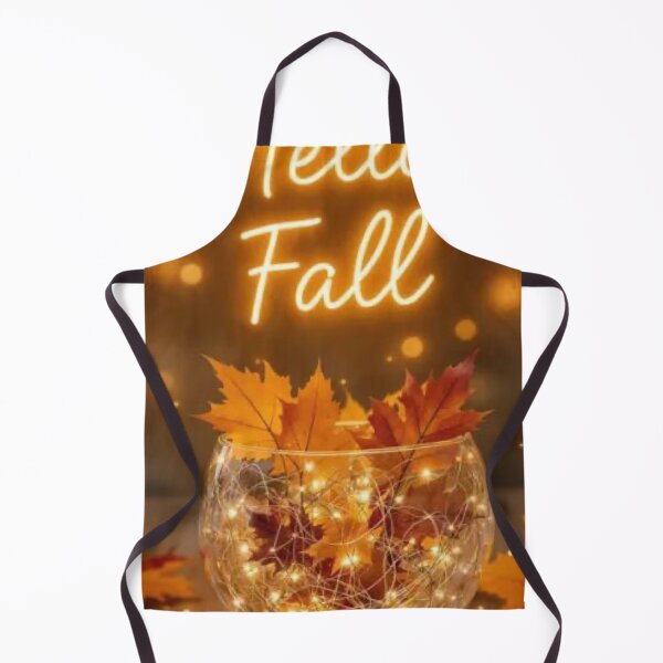 Item preview, Hello Fall Neon Sign Maple Leaves in Glass Bowl — Cozy Autumn Glow Art designed and sold by LYAN-STORE.
