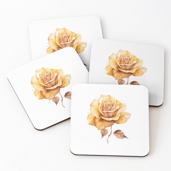 Item preview, Golden Rose | Elegant Floral Aesthetic Art designed and sold by Mandayartstudio.