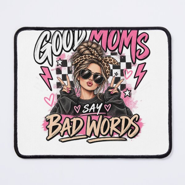 Item preview, Good Moms Say Bad Words Funny Sarcastic Mom Life designed and sold by drawwiika+44.