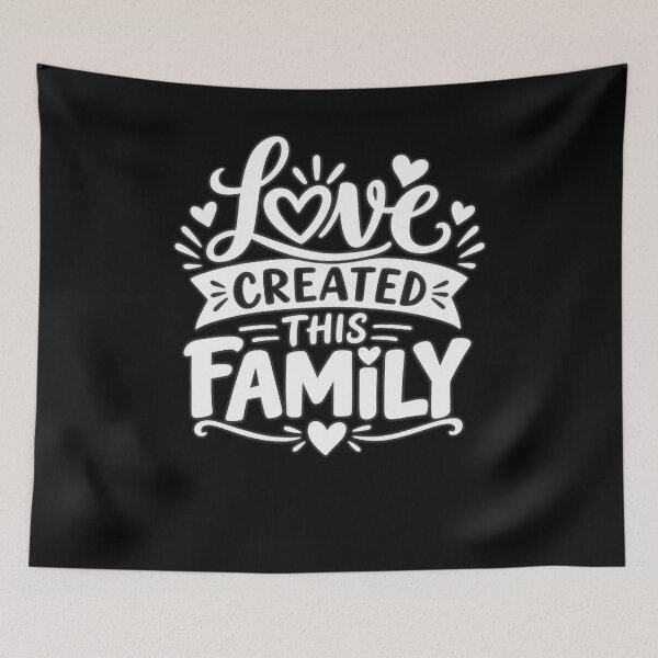 Item preview, Love Created This Family Parents Grandparents Family Gift Family Reunion designed and sold by drawwiika+44.