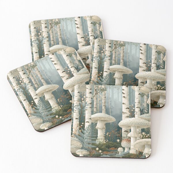 Item preview, The Birches – Autumn Birch Forest Landscape designed and sold by Authentic-Merch.