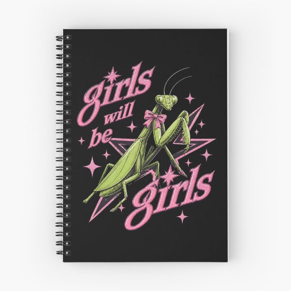 Item preview, Girls Will Be Girls Praying Mantis Funny designed and sold by Aniverlia.