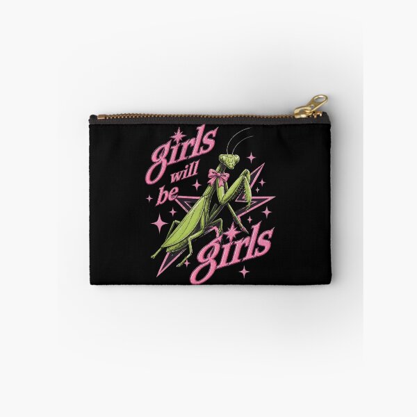 Item preview, Girls Will Be Girls Praying Mantis Funny designed and sold by Aniverlia.