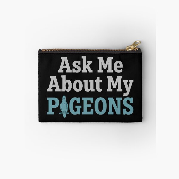 Item preview, Ask Me About My Pigeons Funny Typography designed and sold by Sekla-Studio.