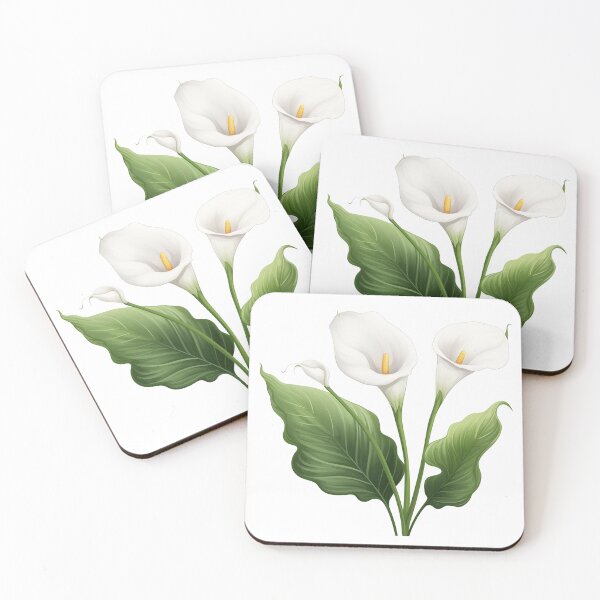 Item preview, Elegant White Calla Lily Botanical Illustration designed and sold by New-School-Wave.