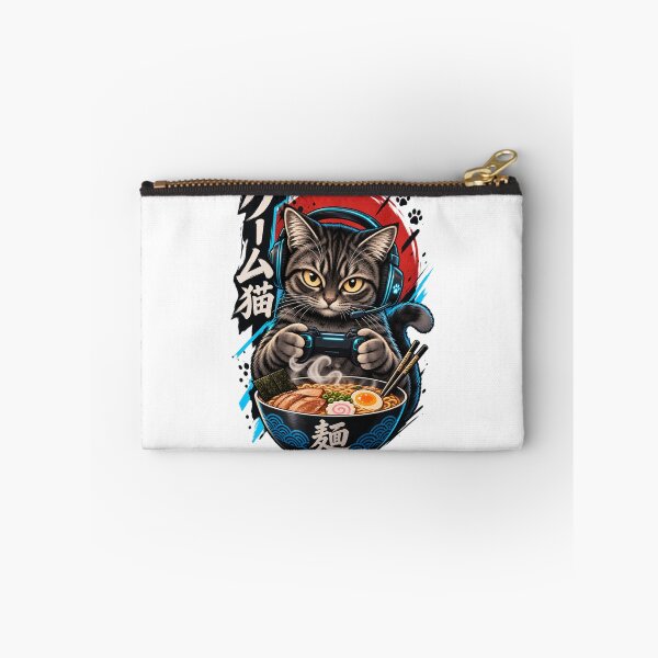 Item preview, Gaming Cat Gamer Ramen Noodle Player Controller designed and sold by drawwiika+44.