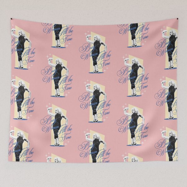Item preview, Busy Woman All The Time Vintage Pop Graphic designed and sold by Coolshopsea.