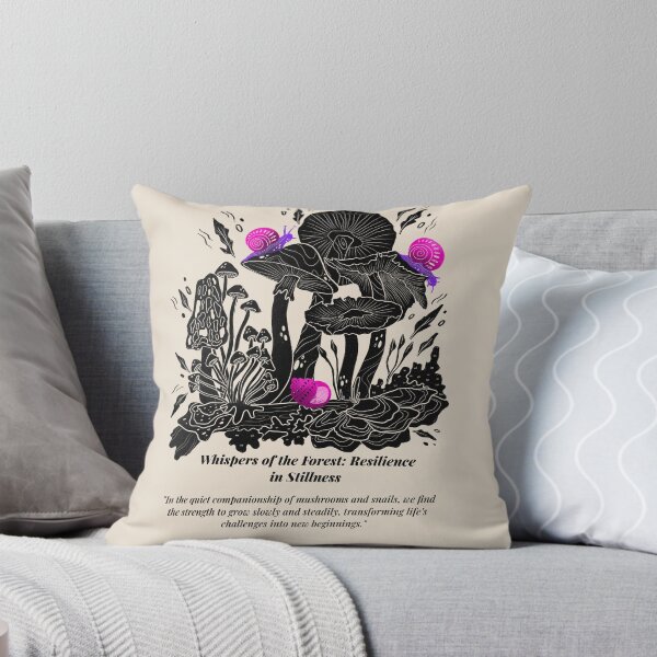 Item preview, Witchy Mushroom Forest Wall Art designed and sold by QuaintInkCo.