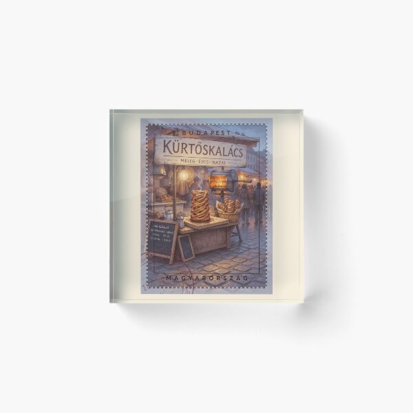 Item preview, Budapest Kürtőskalács Street Stall — Hungarian Pastry Art designed and sold by stickercuffs.
