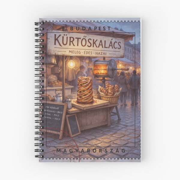 Item preview, Budapest Kürtőskalács Street Stall — Hungarian Pastry Art designed and sold by stickercuffs.