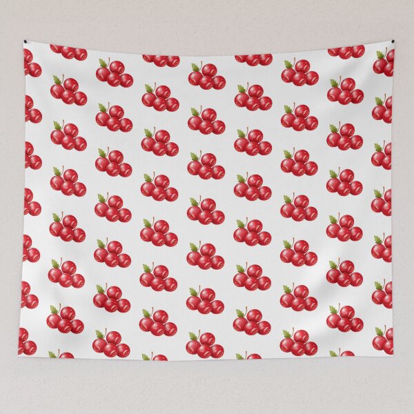 Item preview, Glossy Red Berries Botanical Fruit Illustration designed and sold by New-School-Wave.
