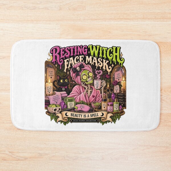 Item preview, ⚡Dead Trendy Collection⚡- Resting Witch Face Mask designed and sold by WheelieGdArt.