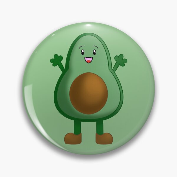 Item preview, Happy Avocado Guy designed and sold by ClarissaDoodles.