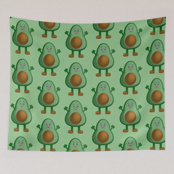 Item preview, Happy Avocado Guy designed and sold by ClarissaDoodles.