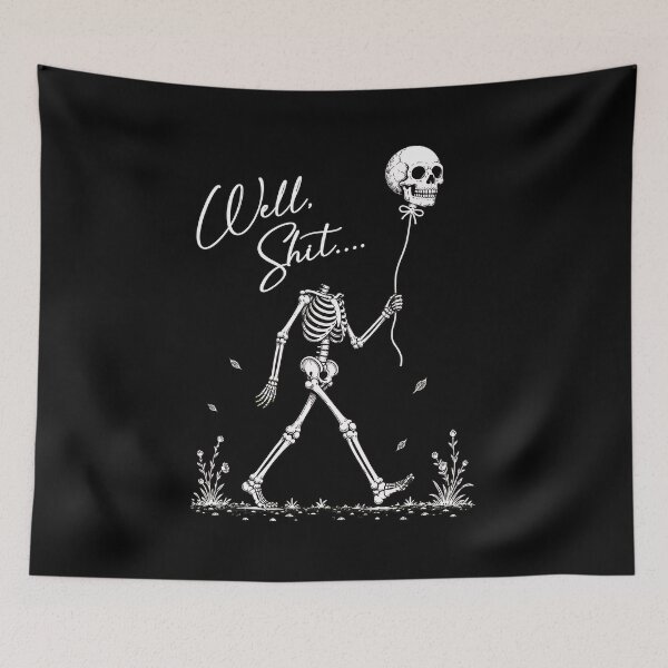 Item preview, Skeleton Lost Balloon designed and sold by Dmo3HarkoArt.