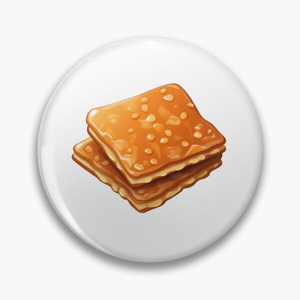 Item preview, Sweet Golden Caramel Sandwich Cookies Illustration designed and sold by New-School-Wave.