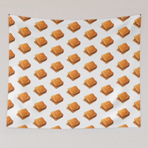 Item preview, Sweet Golden Caramel Sandwich Cookies Illustration designed and sold by New-School-Wave.