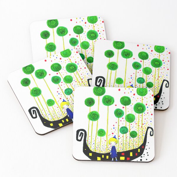 Item preview, A Holiday in a Magical World with Green Trees designed and sold by pon-pon-55.
