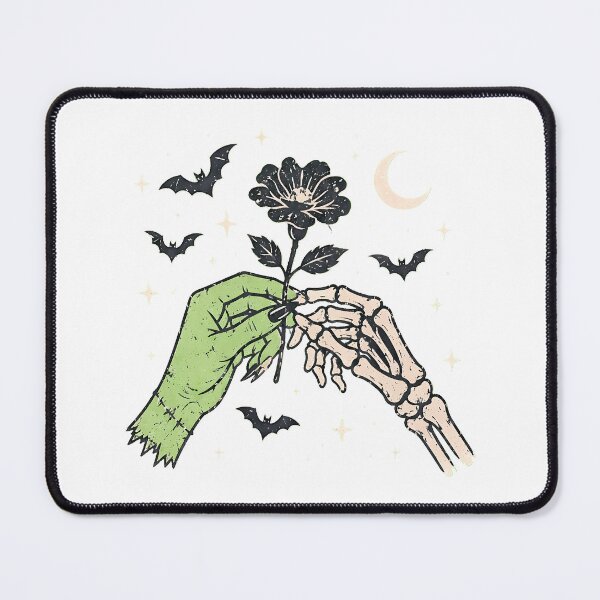 Item preview, Skeleton Hands Holding Flower Gothic Halloween Dark Floral designed and sold by Aniverlia.