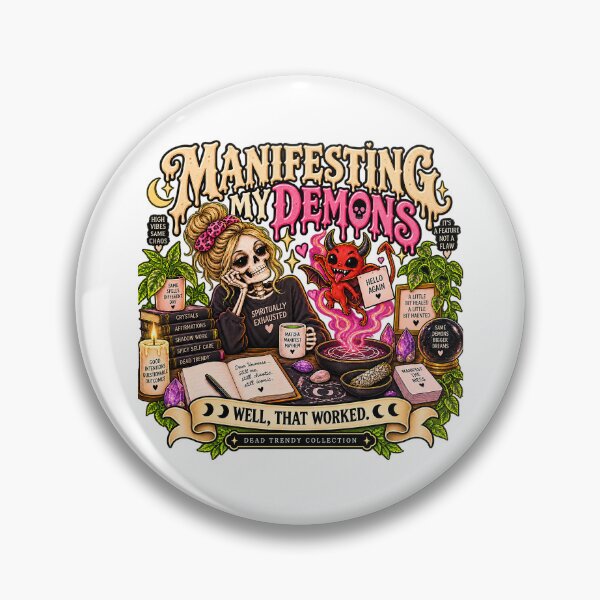 Item preview, ⚡Dead Trendy Collection⚡- Manifesting My Demons designed and sold by WheelieGdArt.