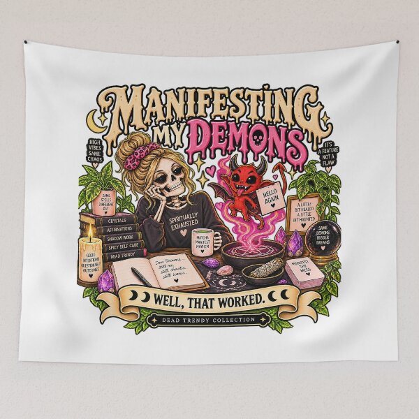 Item preview, ⚡Dead Trendy Collection⚡- Manifesting My Demons designed and sold by WheelieGdArt.