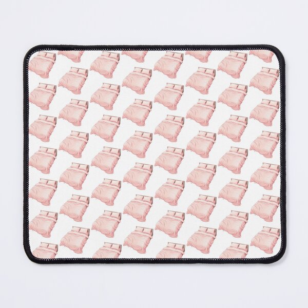 Item preview, Cozy Pink Bed and Soft Bedding Illustration designed and sold by New-School-Wave.