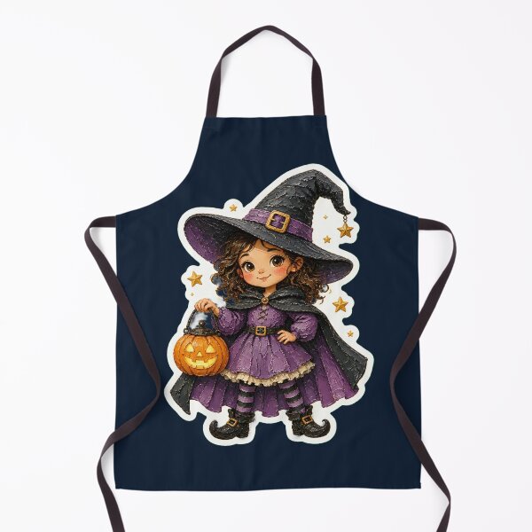 Item preview, Halloween Witch With Pumpkin Lantern  designed and sold by The Digital Compass.