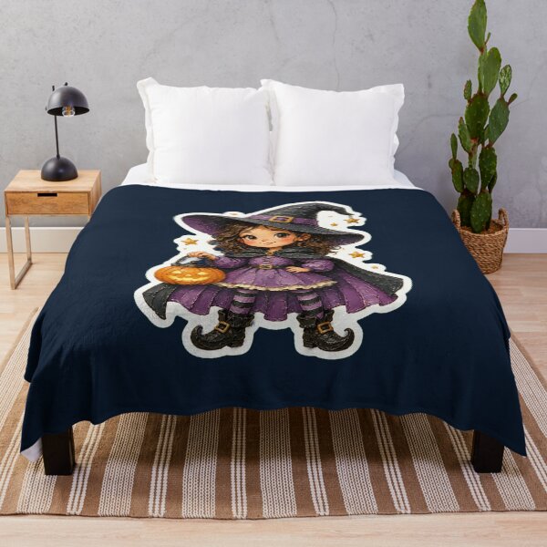 Item preview, Halloween Witch With Pumpkin Lantern  designed and sold by The Digital Compass.