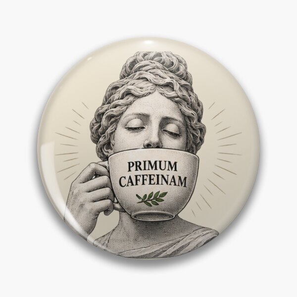 Item preview, Primum Caffeinam – Classical Marble Statue Drinking Coffee designed and sold by MetaModel Editions.