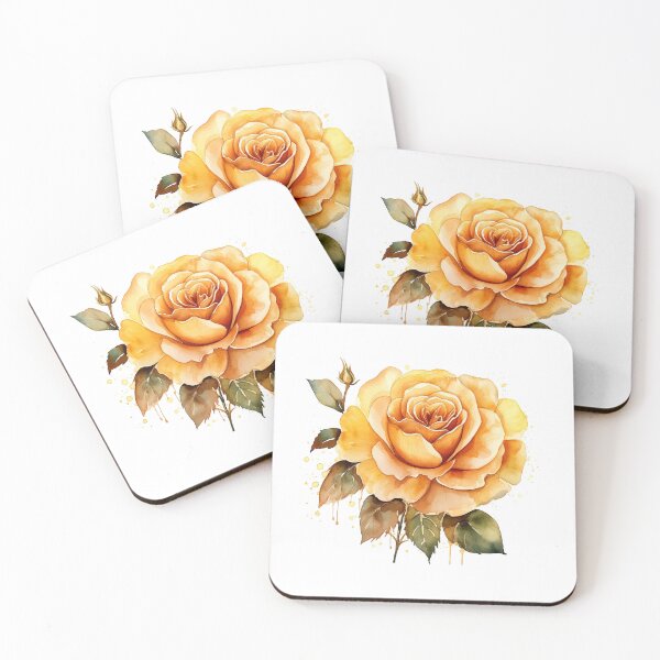 Item preview, Golden Rose | Elegant Floral Aesthetic Art designed and sold by Mandayartstudio.