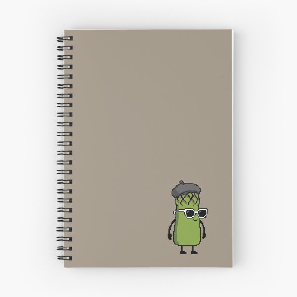 Item preview, Asparagus green Pixel with a Beret (BK) designed and sold by White Rim Mates.