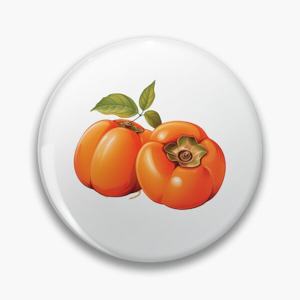 Item preview, Ripe Orange Persimmons Botanical Fruit Illustration designed and sold by New-School-Wave.