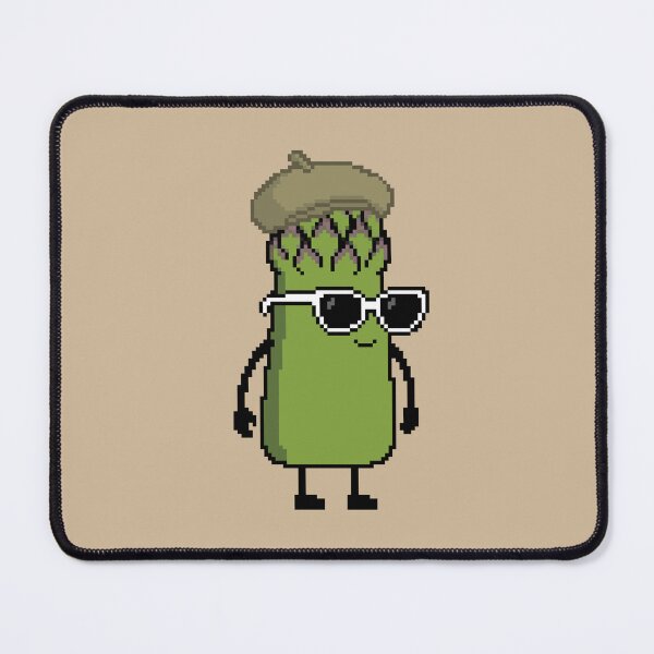 Item preview, Asparagus green Pixel with a Beret (KH) designed and sold by White Rim Mates.