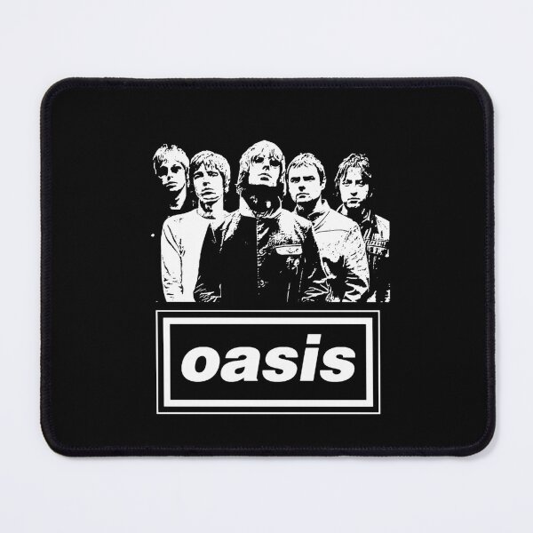 Item preview, Oasis Band Portrait Black And White Vintage designed and sold by cubomtumeshop.