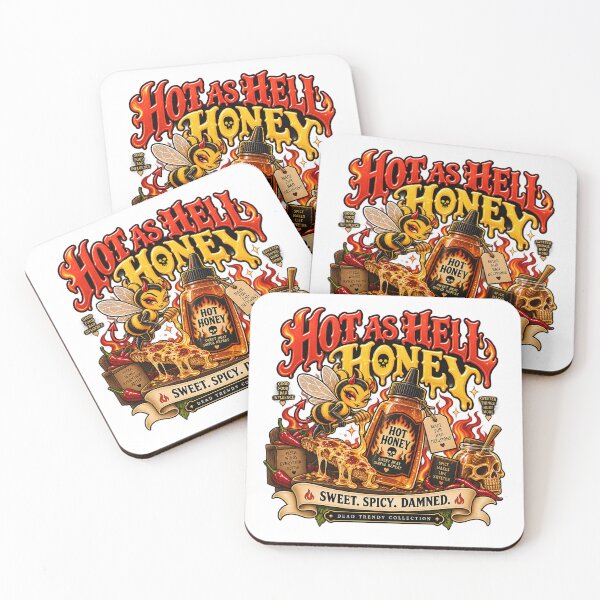 Item preview, ⚡Dead Trendy Collection⚡- Hot as Hell Honey designed and sold by WheelieGdArt.