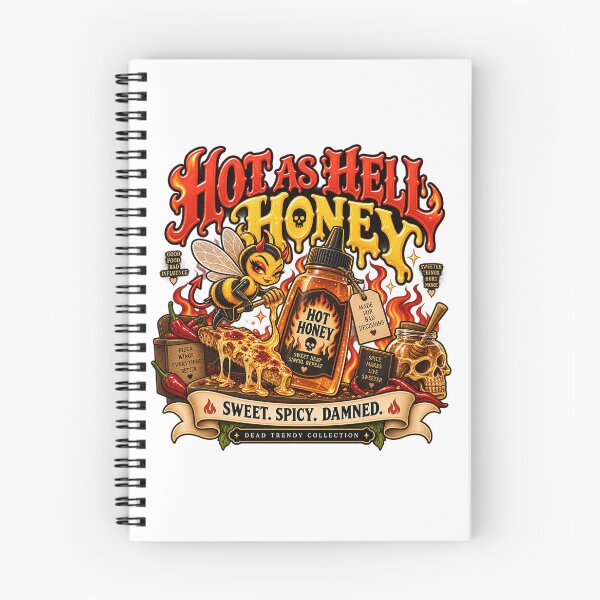 Item preview, ⚡Dead Trendy Collection⚡- Hot as Hell Honey designed and sold by WheelieGdArt.
