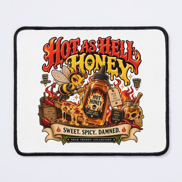 Item preview, ⚡Dead Trendy Collection⚡- Hot as Hell Honey designed and sold by WheelieGdArt.