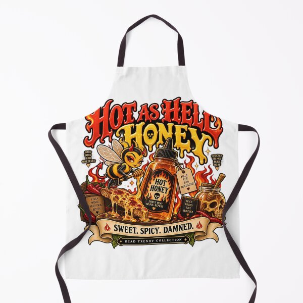 Item preview, ⚡Dead Trendy Collection⚡- Hot as Hell Honey designed and sold by WheelieGdArt.
