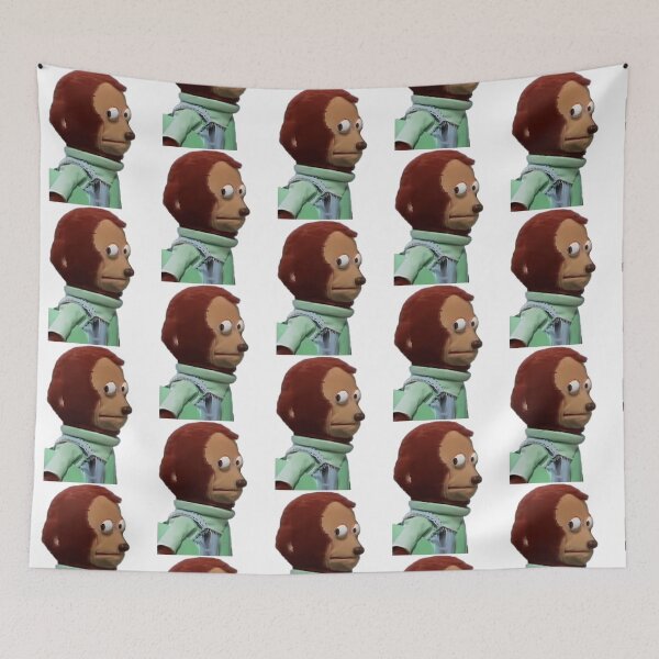 Item preview, Cringe Monkey Pedro Meme Sticker designed and sold by IttieBitties.