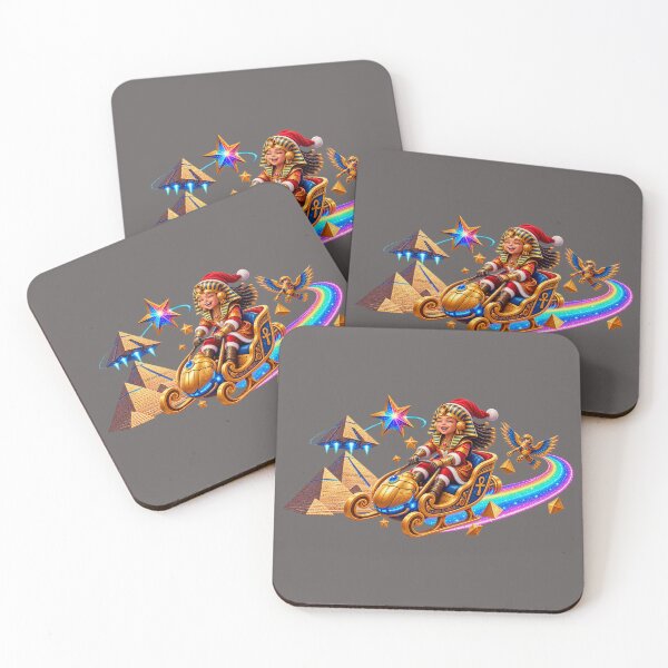 Item preview, Egyptian Cosmic Christmas – Pharaoh Santa Space Adventure designed and sold by NEFERSIGN.