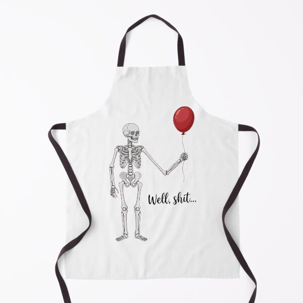 Item preview, Skeleton Lost Balloon Well Shit Funny Saying designed and sold by Dmo3HarkoArt.