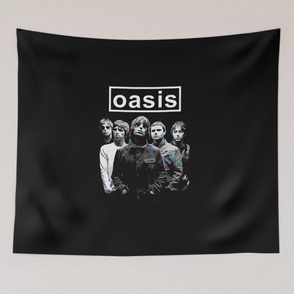 Item preview, Oasis Colorful Modern Pop Art Band Portrait designed and sold by cubomtumeshop.