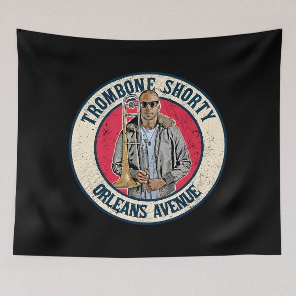 Item preview, Retro Style Fan Art Design Trombone Shorty  Vintage Orlens Avenue designed and sold by VictoriaGulgows.
