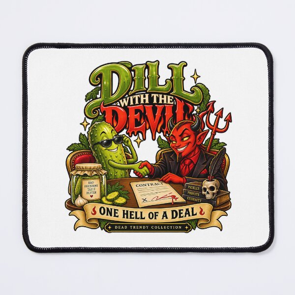 Item preview, ⚡Dead Trendy Collection⚡- Dill with the Devil designed and sold by WheelieGdArt.