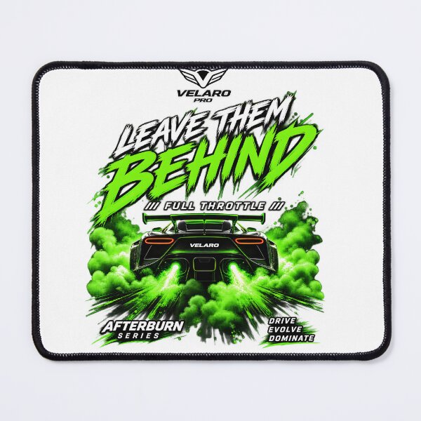Item preview, Leave Them Behind Full Throttle Neon Green Supercar designed and sold by Velaro Pro.