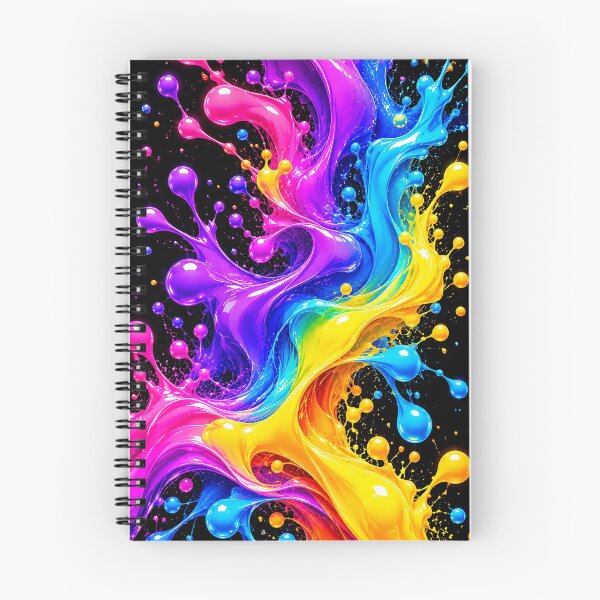 Item preview, Vibrant Neon Color Splash – Abstract Liquid Paint Art designed and sold by IMuDesigner.