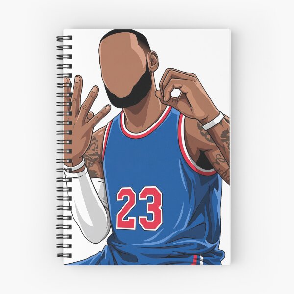 Artikelvorschau, LeBron James Vektorillustration Fan-Art entworfen und verkauft von InGame Basketball.