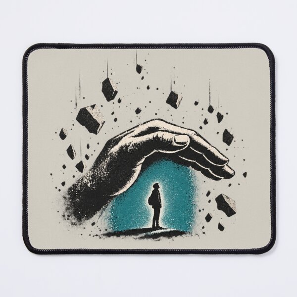Item preview, Protective Hand | Safety & Resilience designed and sold by Moons Studio.