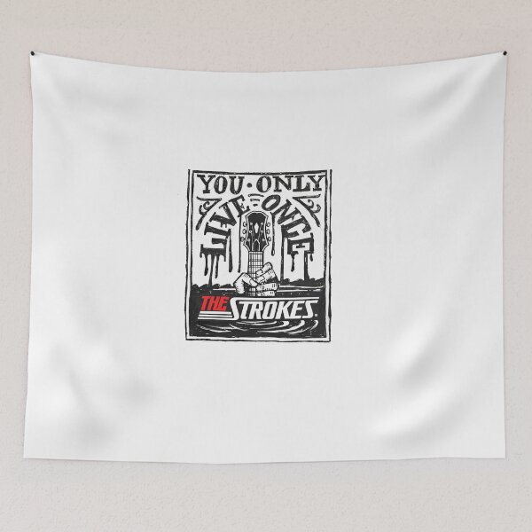 Item preview, The Strokes You Only Live Once Song Vintage designed and sold by cubomtumeshop.