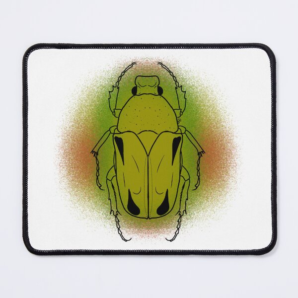 Item preview, Flower Beetle Line-art (Yellow, Green & Orange) designed and sold by Burnt_Pikachu.